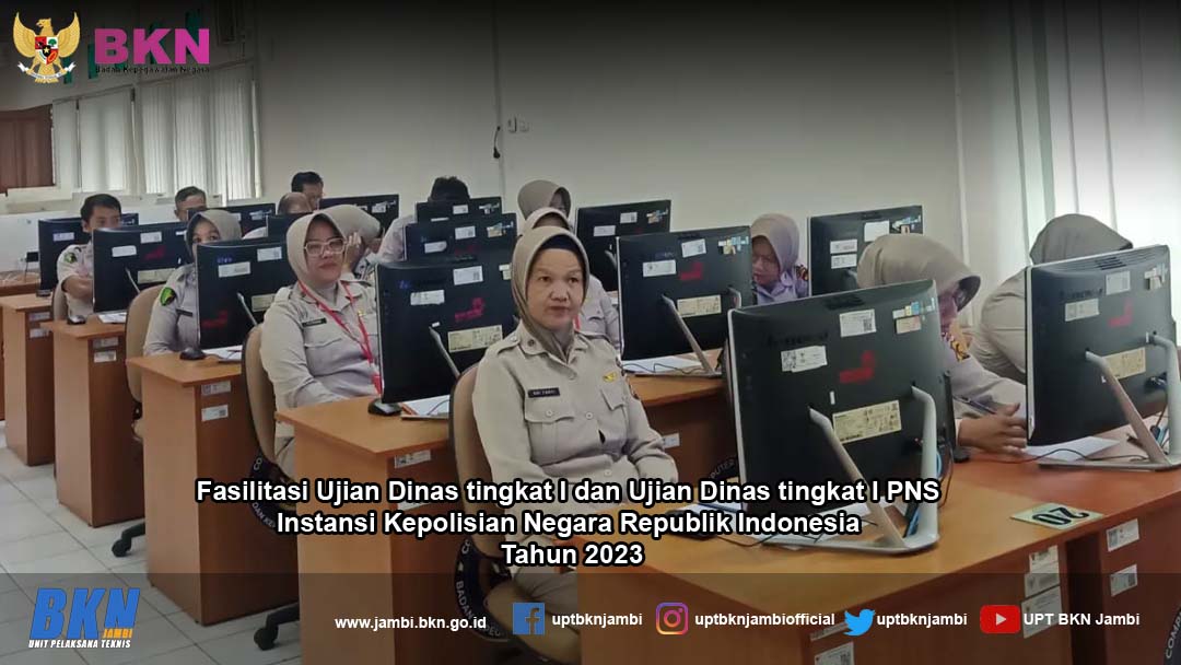 Ujian Dinas dan Ujian Kenaikan Pangkat PNS Polri 