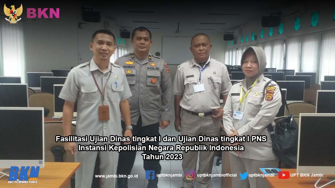Ujian Dinas dan Ujian Kenaikan Pangkat PNS Polri 